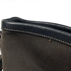 Prada Shoulder Bag Logo Jacquard Canvas Brown — view 4