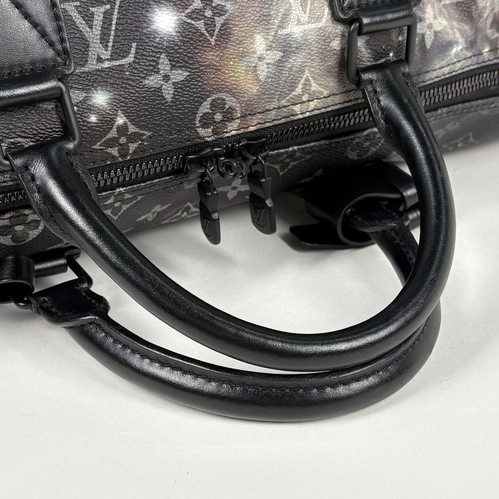 Louis Vuitton Keepall Bandouliere 50 Boston Bag 2-Way Monogram Galaxy Noir — view 7