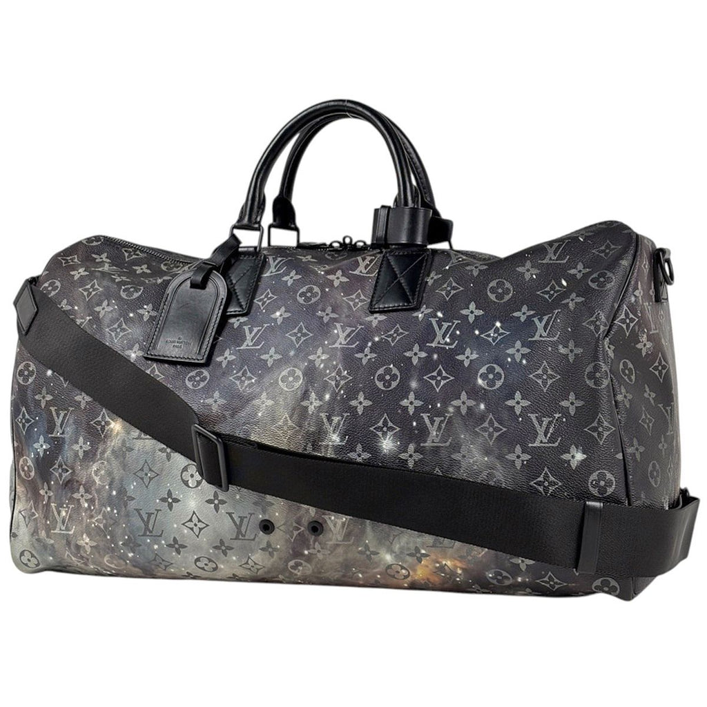Louis Vuitton Keepall Bandouliere 50 Boston Bag 2-Way Monogram Galaxy Noir