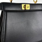 Fendi Peekaboo ISeeU Petit Handbag 2-Way Leather Black — view 4