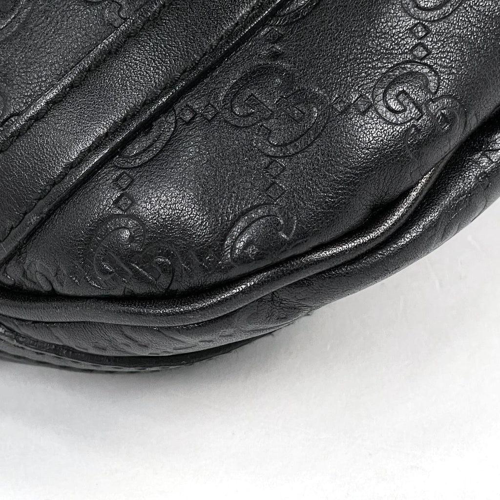 Gucci Shoulder Bag Abbey Guccissima Leather Black — view 3