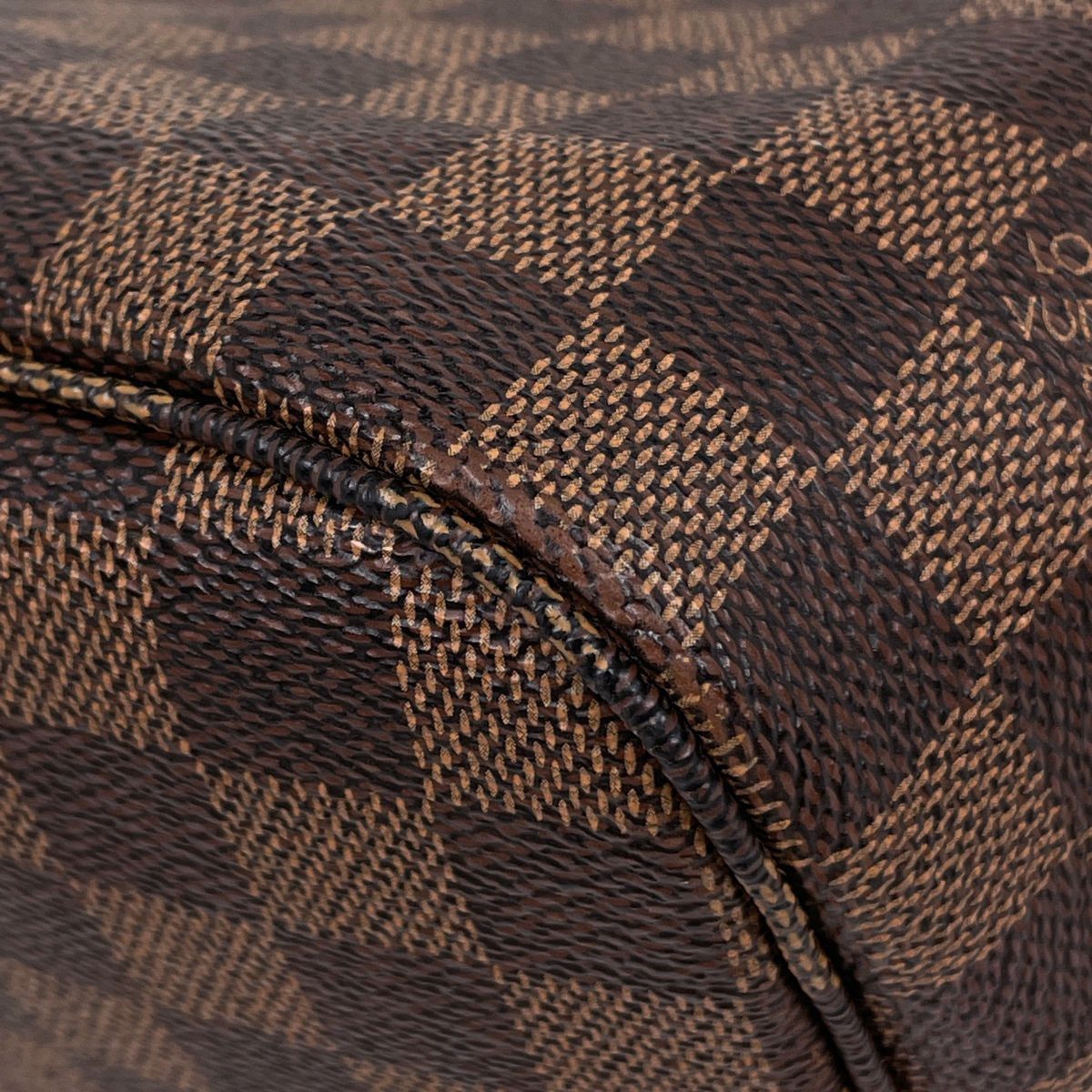 Louis Vuitton Neverfull MM Tote Damier Brown Cerise — view 3