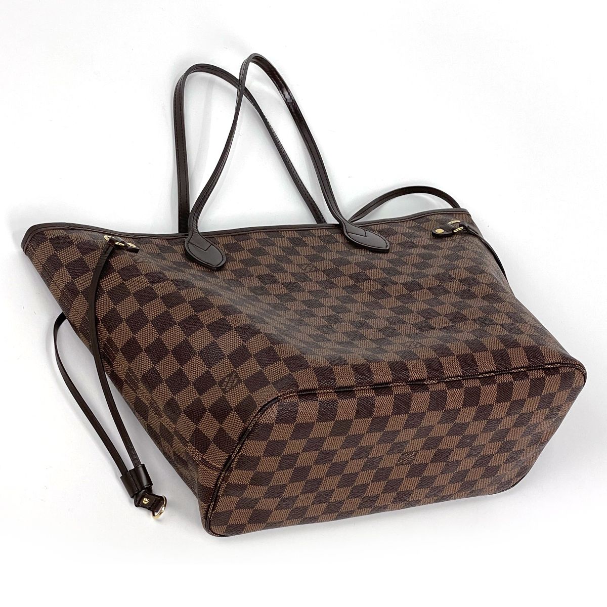 Louis Vuitton Neverfull MM Tote Damier Brown Cerise — view 2