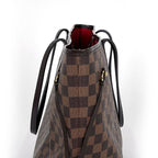 Louis Vuitton Neverfull MM Tote Damier Brown Cerise — view 5