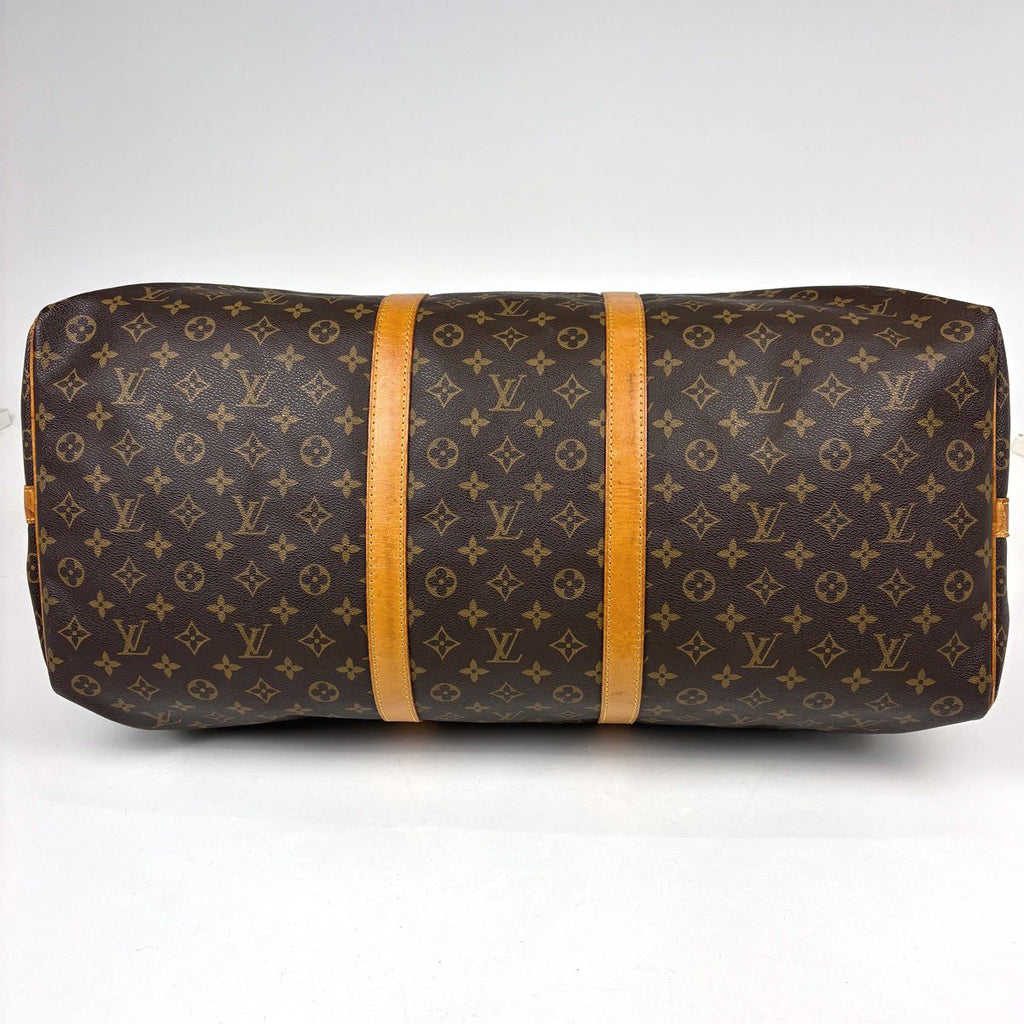 Louis Vuitton Keepall Bandouliere 60 Boston Bag Monogram Brown — view 2