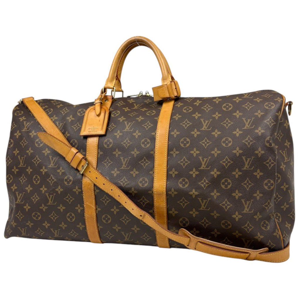 Louis Vuitton Keepall Bandouliere 60 Boston Bag Monogram Brown