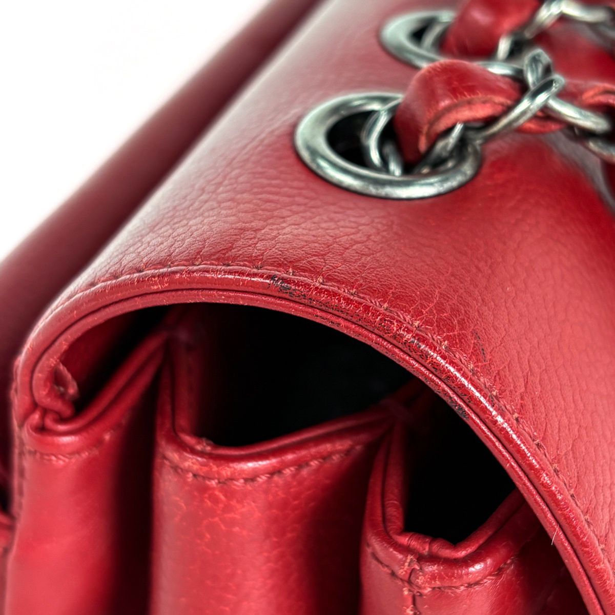 Chanel Shoulder Bag CC Logo Double Face Caviar Leather — view 6