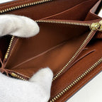 Louis Vuitton Porto Monnaie Zip Wallet Monogram Brown — view 5