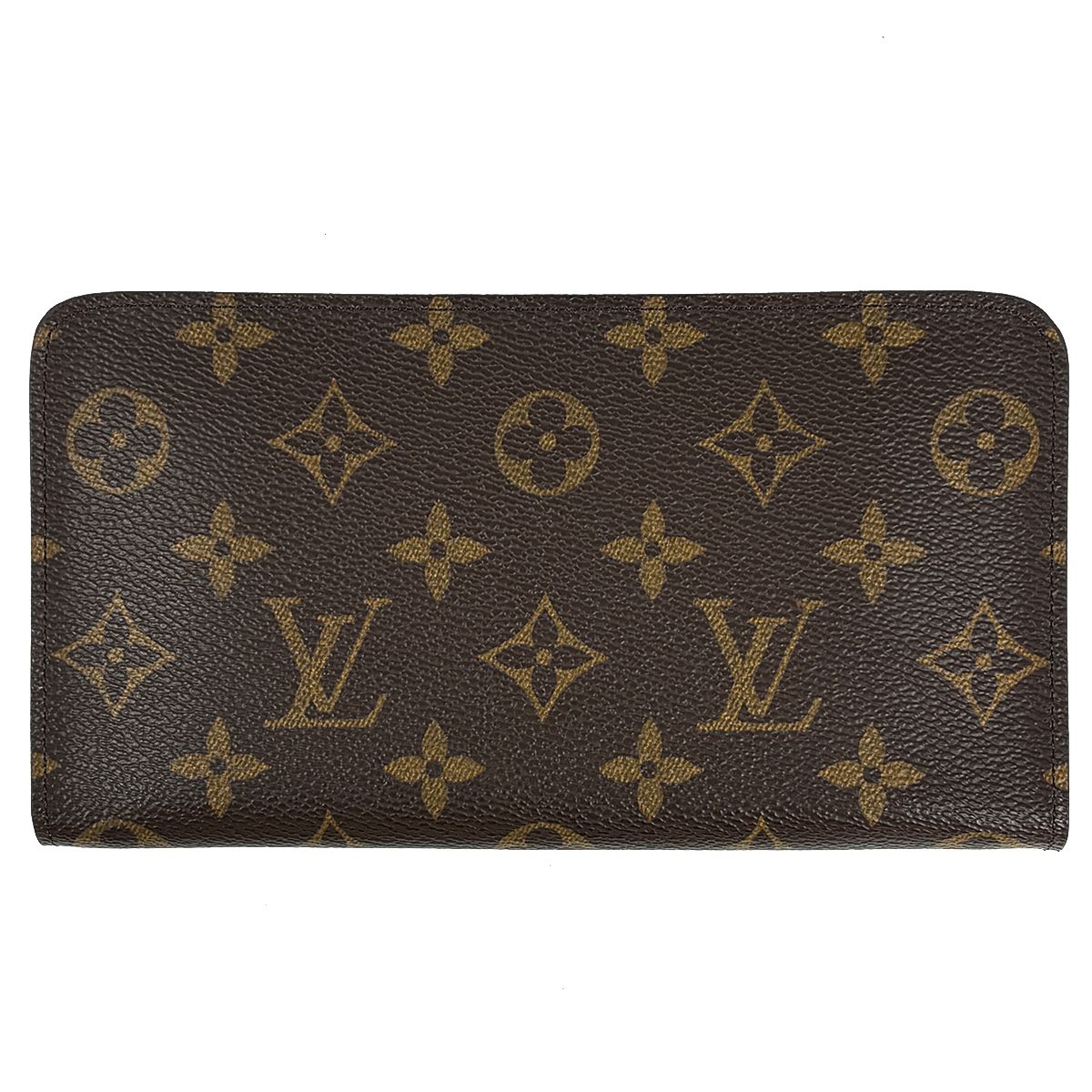 Louis Vuitton Porto Monnaie Zip Wallet Monogram Brown