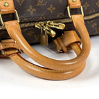 Louis Vuitton Keepall Bandouliere 55 Boston Bag 2-Way Monogram Brown — view 6