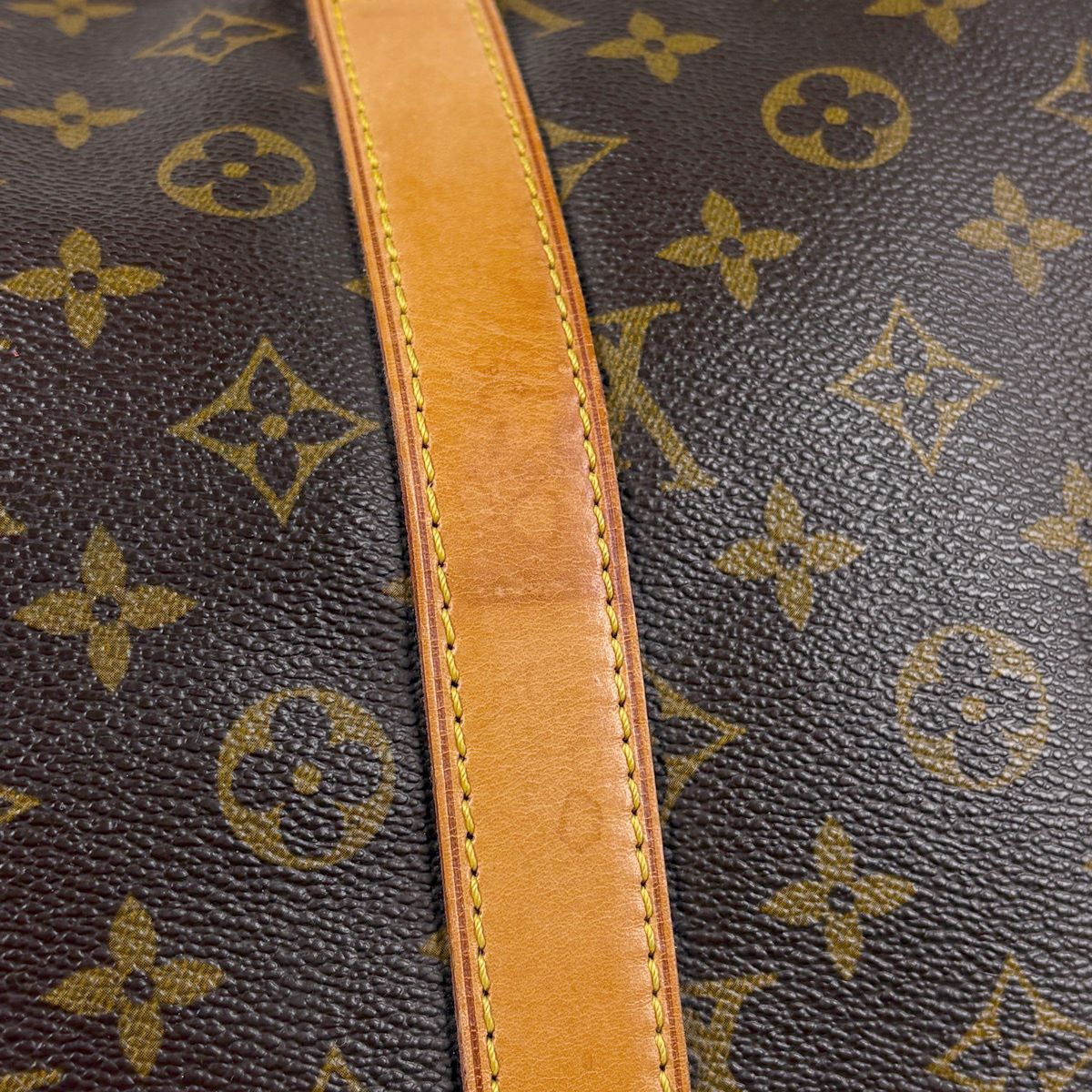 Louis Vuitton Keepall Bandouliere 55 Boston Bag 2-Way Monogram Brown — view 4