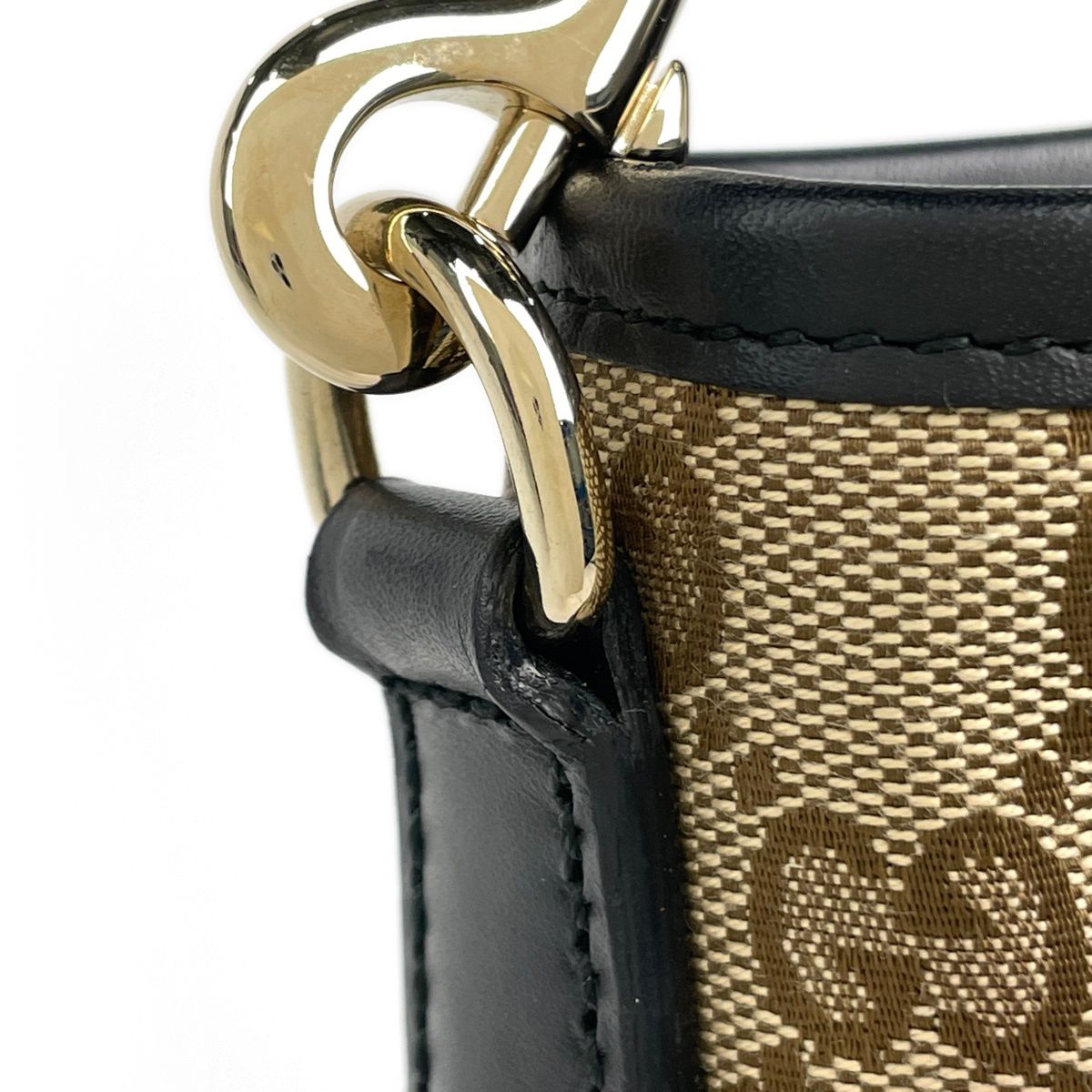 Gucci Shoulder Bag GG Pattern Sherry Line Web Canvas Brown — view 6