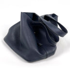 Hermes Picotin Lock MM Mini Bag Taurillon Clemence Bleu Nuit — view 5