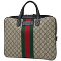 Gucci Business Bag GG Pattern Web Sherry Line Beige