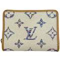 Louis Vuitton Portefeuille Lou Bifold Wallet Monogram Jacquard Beige