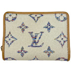 Louis Vuitton Portefeuille Lou Bifold Wallet Monogram Jacquard Beige