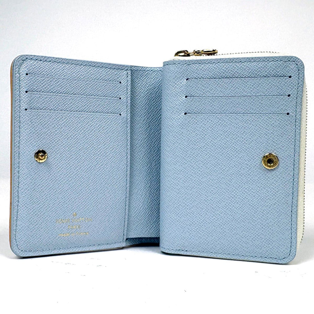 Louis Vuitton Portefeuille Lou Bifold Wallet Monogram Jacquard Beige — view 6