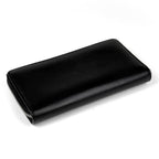 Gucci Wallet Embroidery Round Zip Leather Black — view 2