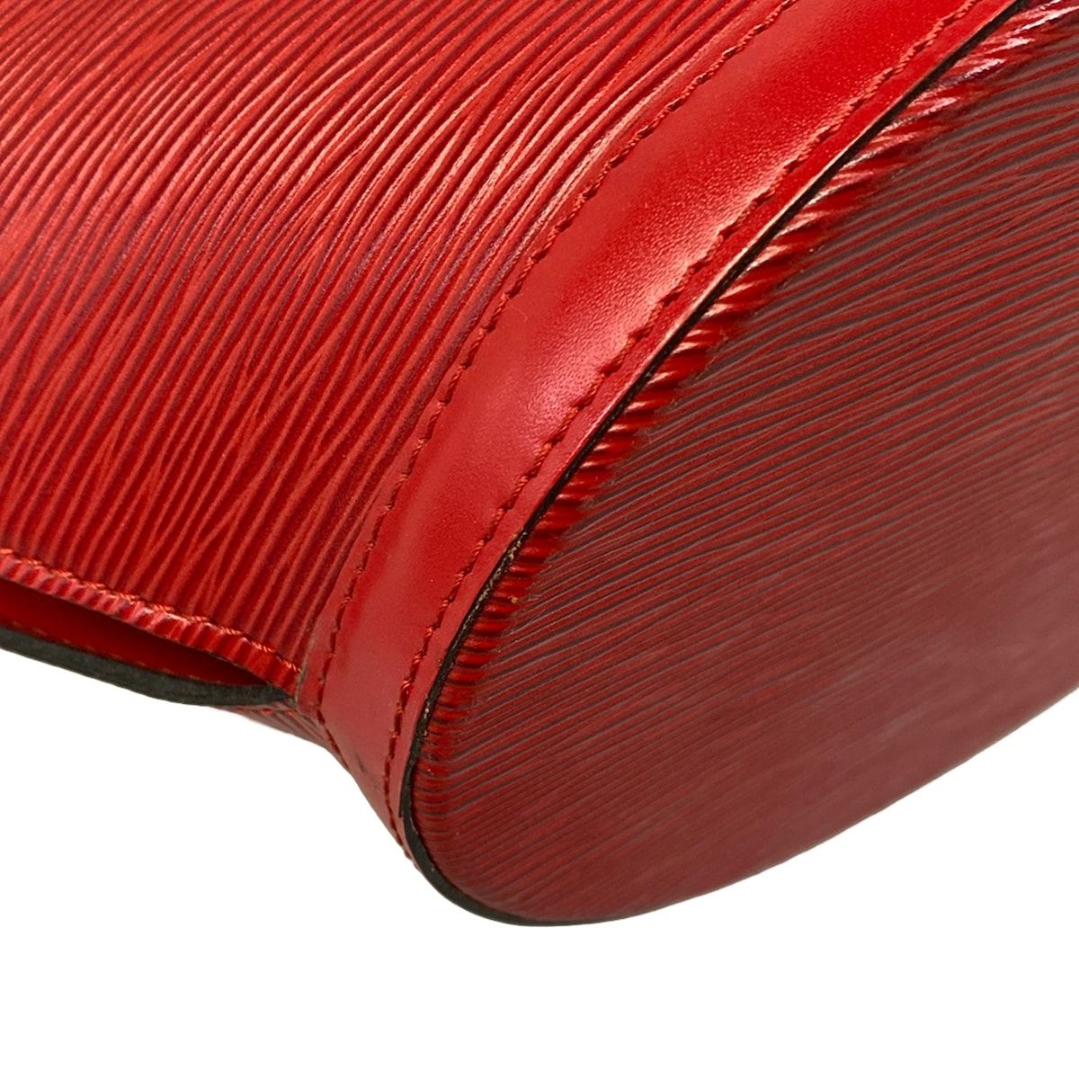 Louis Vuitton Shoulder Bag Epi Saint Jacques Shopping Castilian Red Leather — view 6