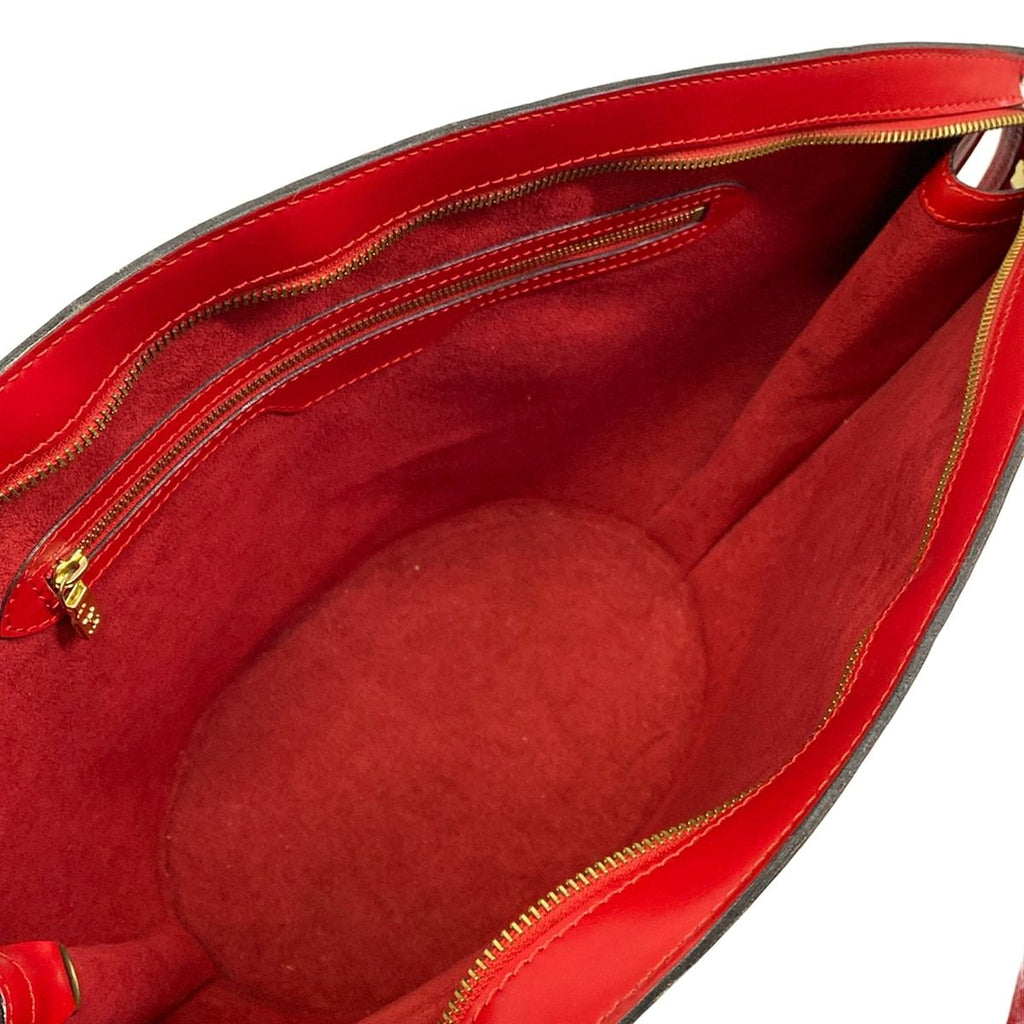 Louis Vuitton Shoulder Bag Epi Saint Jacques Shopping Castilian Red Leather — view 7