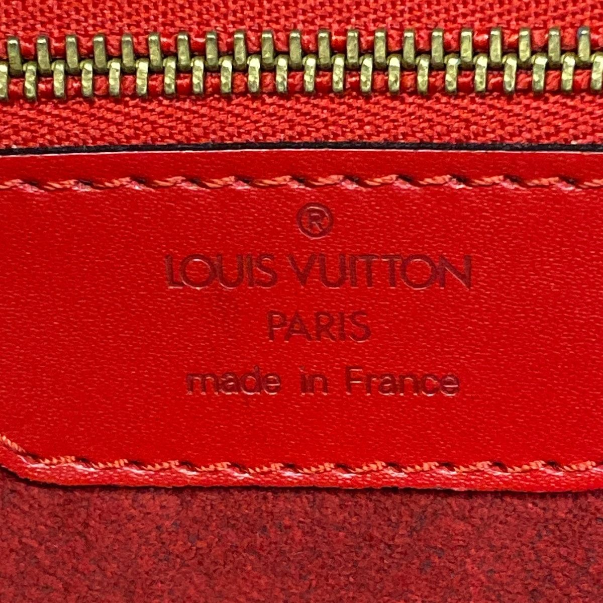 Louis Vuitton Shoulder Bag Epi Saint Jacques Shopping Castilian Red Leather — view 8