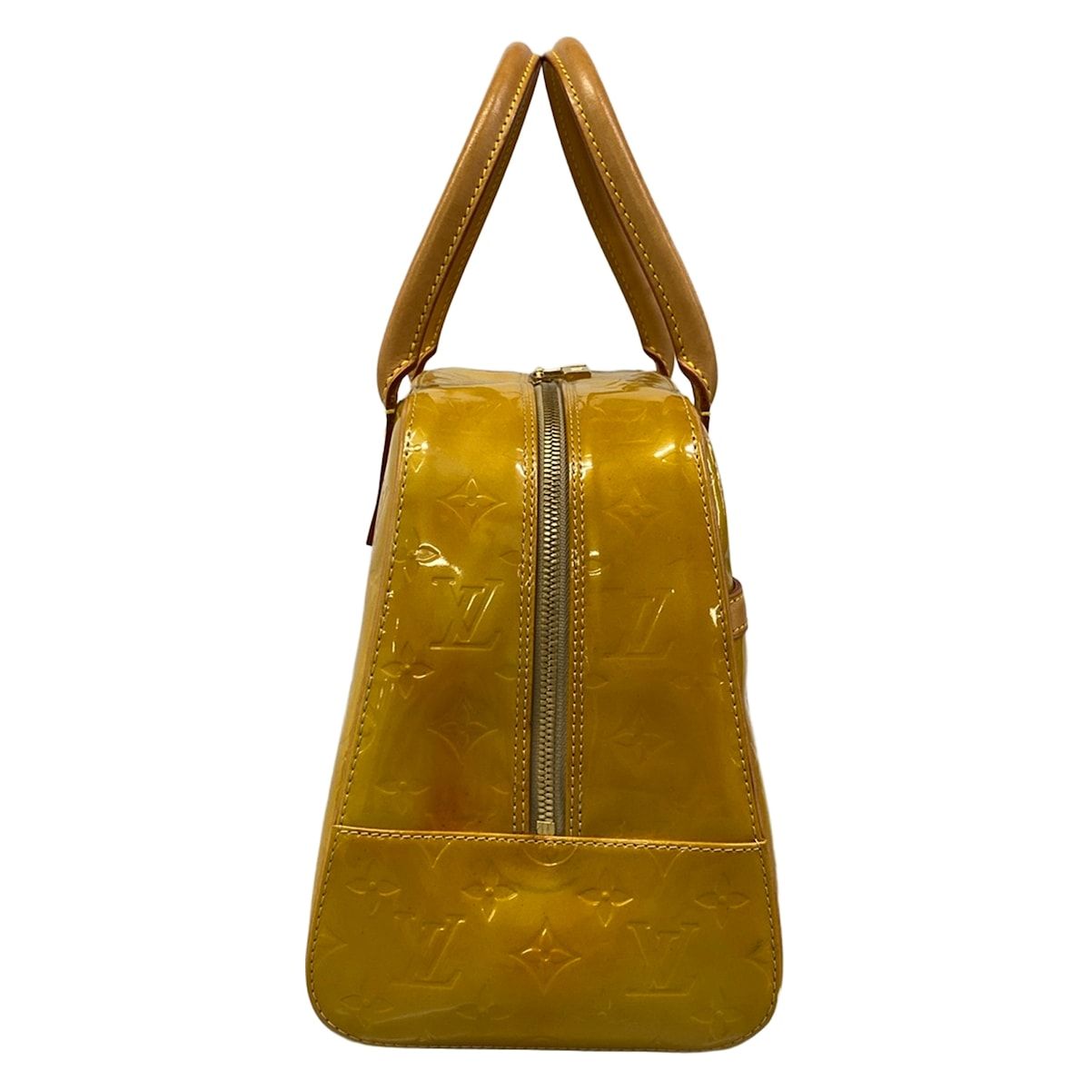 Louis Vuitton Handbag Monogram Vernis Tompkins Square Soft Beige Leather — view 2