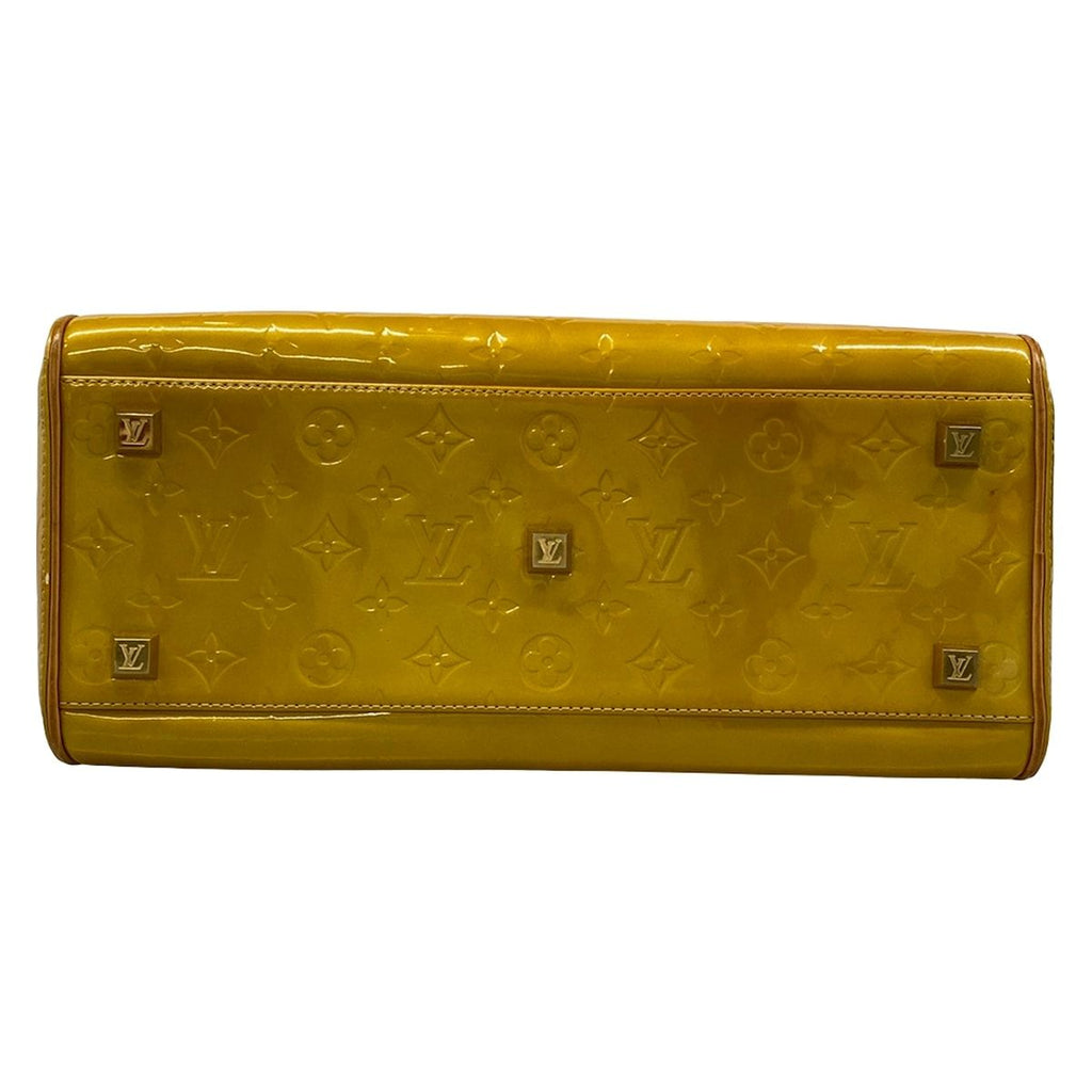 Louis Vuitton Handbag Monogram Vernis Tompkins Square Soft Beige Leather — view 5
