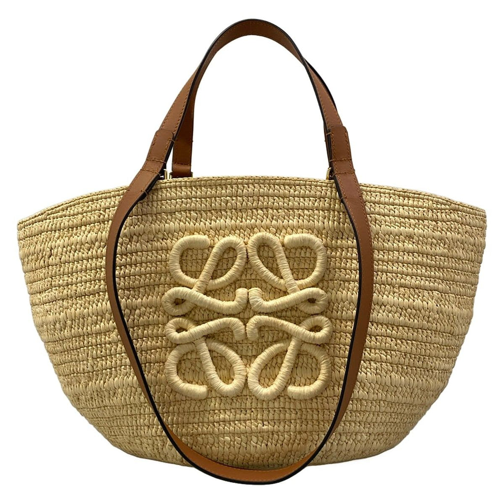 Loewe Tote Eclipse Basket Medium Beige Dark Brown