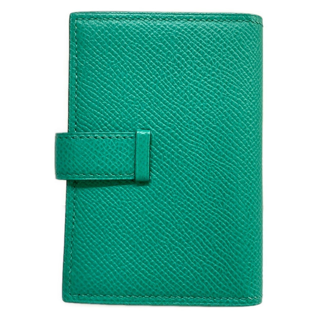 Hermes Bifold Wallet Bearn Mini Vert Jade Gold — view 2