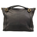 Gucci Handbag Black Leather