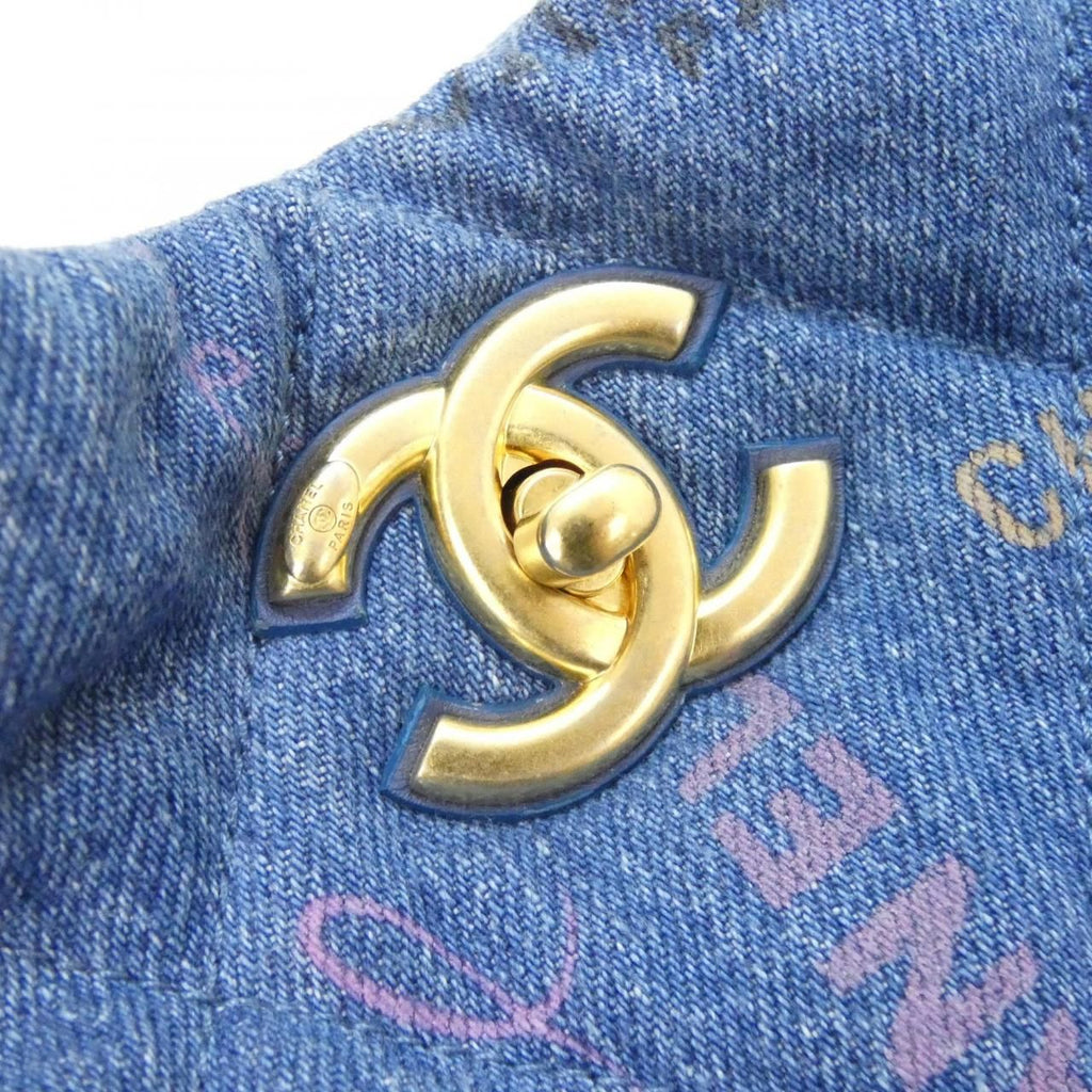 Chanel Shoulder Bag Blue — view 4