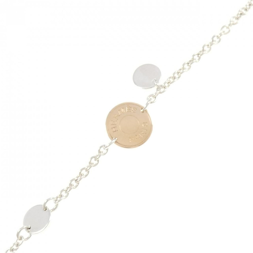 Hermes Ex-Libris Bracelet Pink