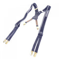 Chanel Vintage Suspenders Black
