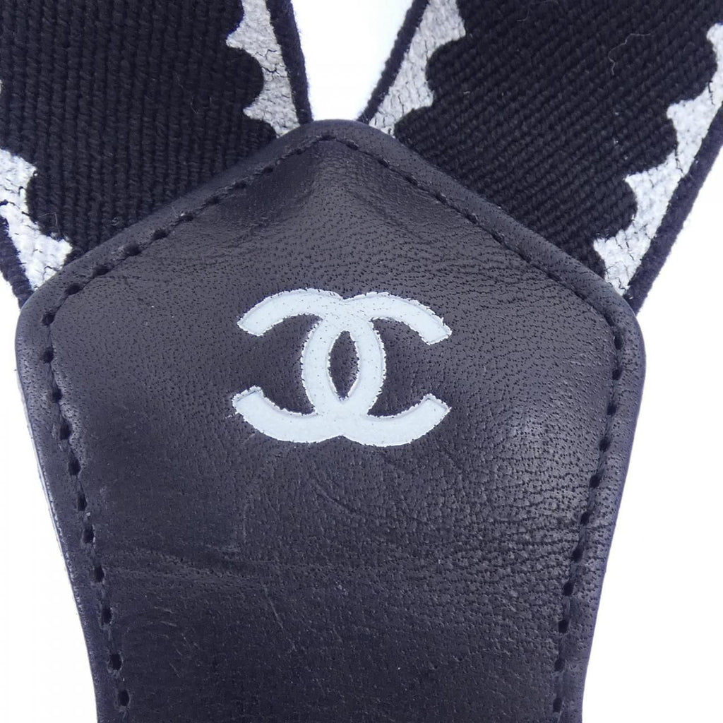 Chanel Vintage Suspenders Black — view 3