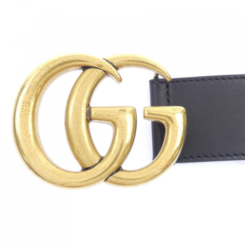 Gucci Double G Wide Belt GG Marmont — view 2