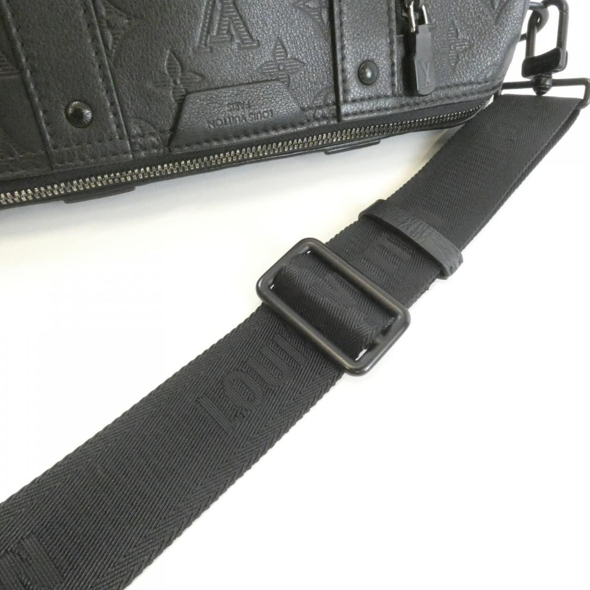 Louis Vuitton Monogram Shadow City Keepall Boston Bag — view 6