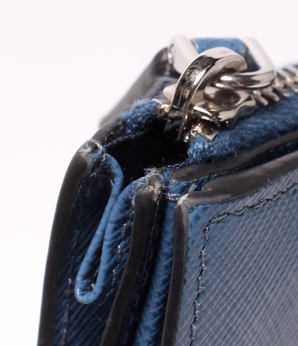 Prada Bifold Wallet Blue — view 8