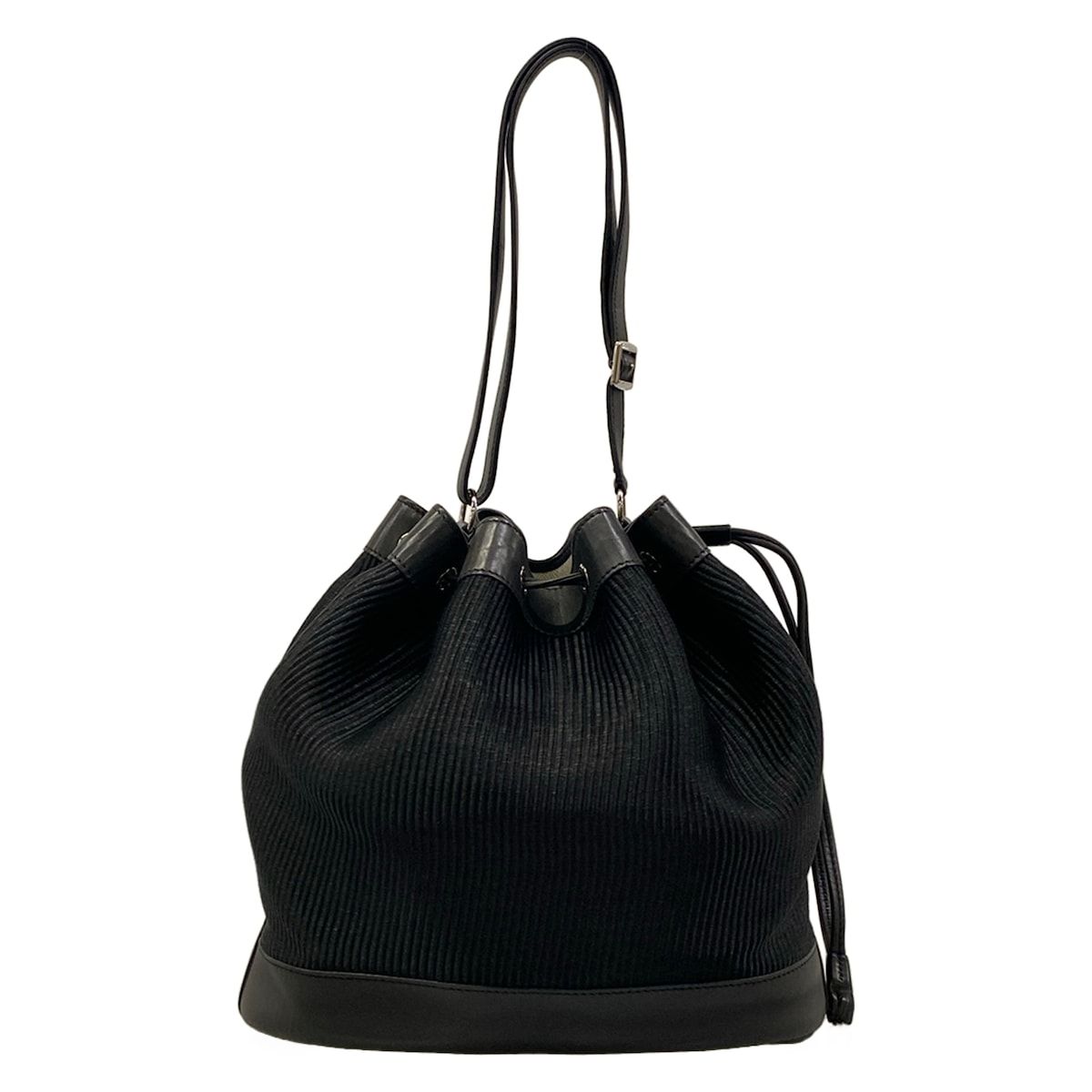 Hermes Shoulder Bag Market GM Black Silver