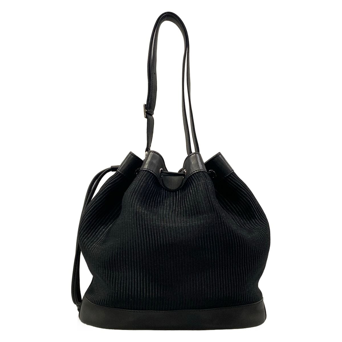 Hermes Shoulder Bag Market GM Black Silver — view 3