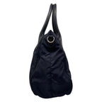 Prada Handbag Navy Dark Leather — view 4