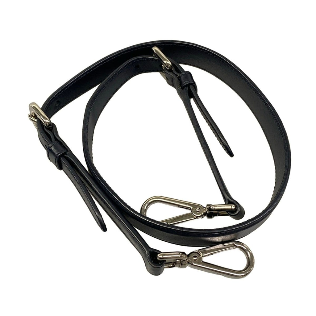 Prada Handbag Navy Dark Leather — view 8