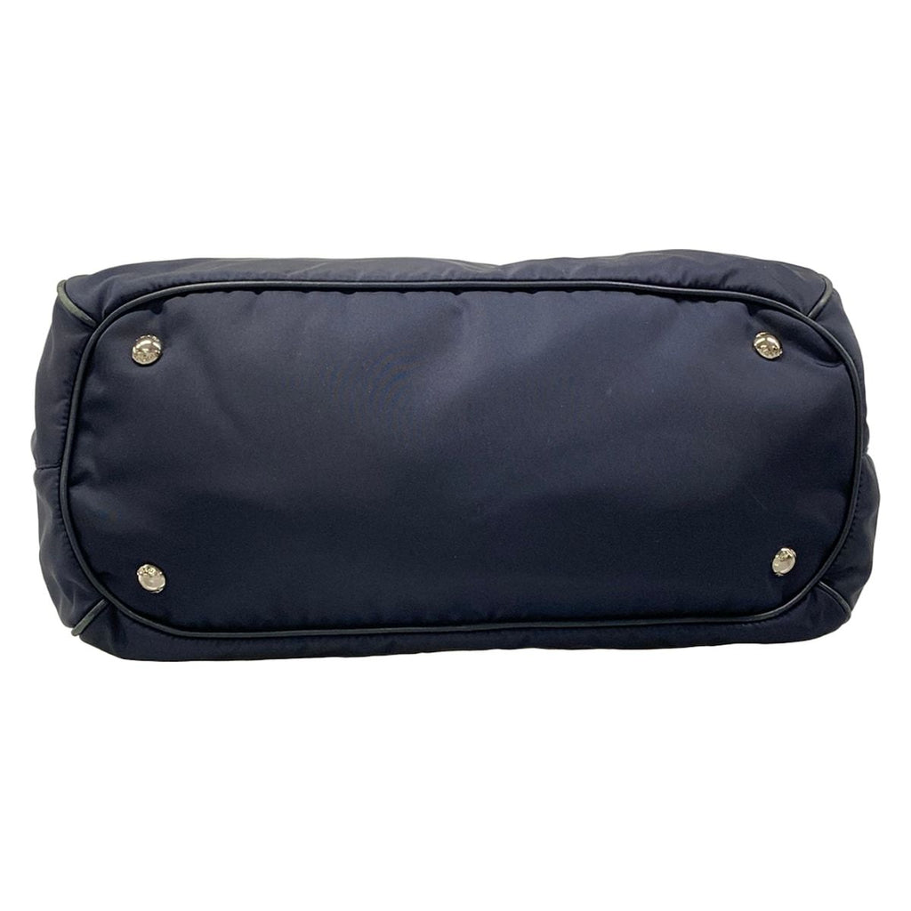 Prada Handbag Navy Dark Leather — view 5