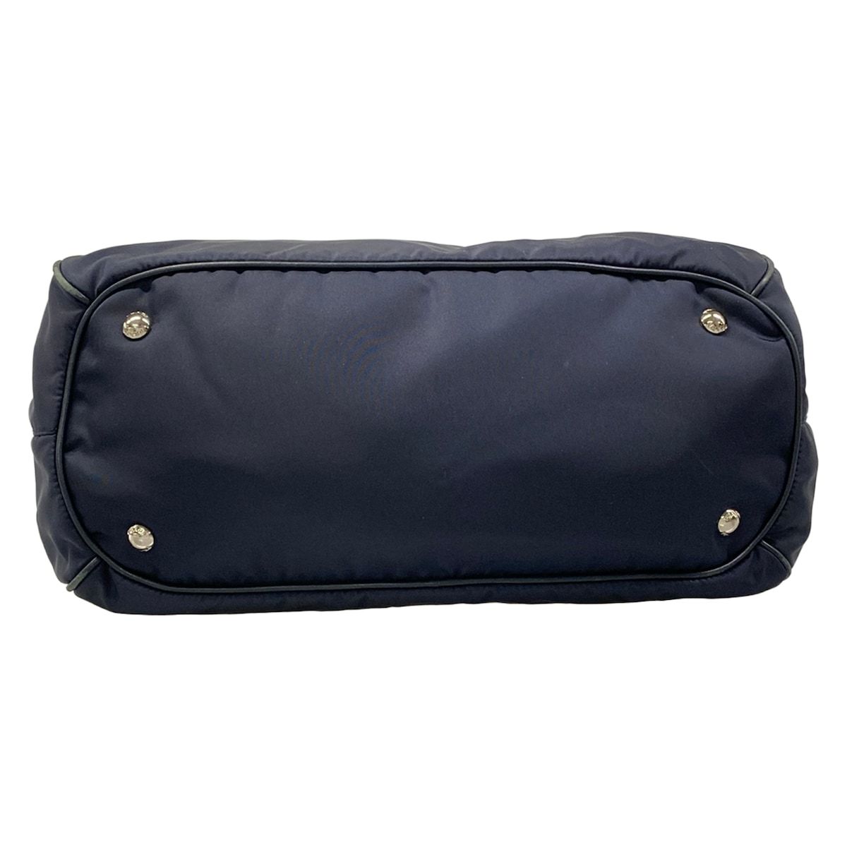 Prada Handbag Navy Dark Leather — view 5