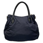 Prada Handbag Navy Dark Leather — view 3