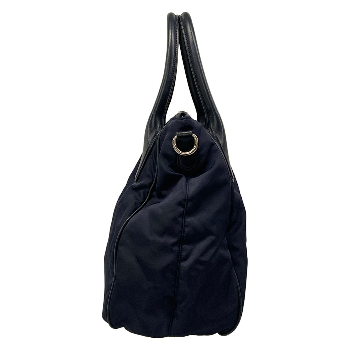 Prada Handbag Navy Dark Leather — view 2