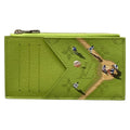 Louis Vuitton Coin Card Holder Baseball Green Stadium