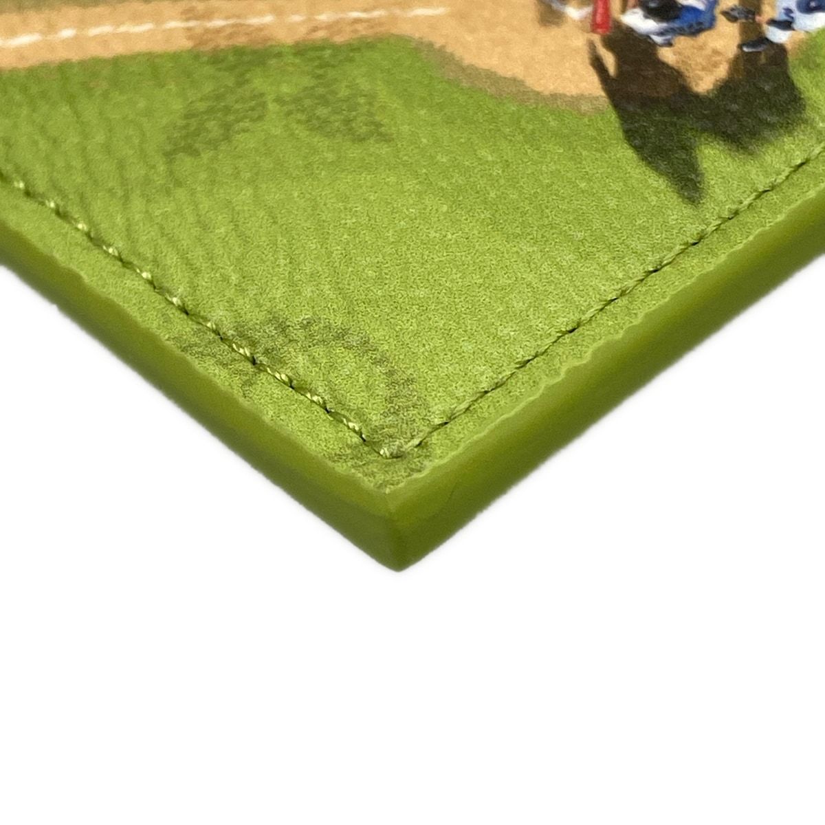 Louis Vuitton Coin Card Holder Baseball Green Stadium — view 5