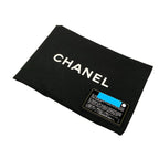 Chanel Handbag White Chain Handle Gold CC Logo Leather — view 8