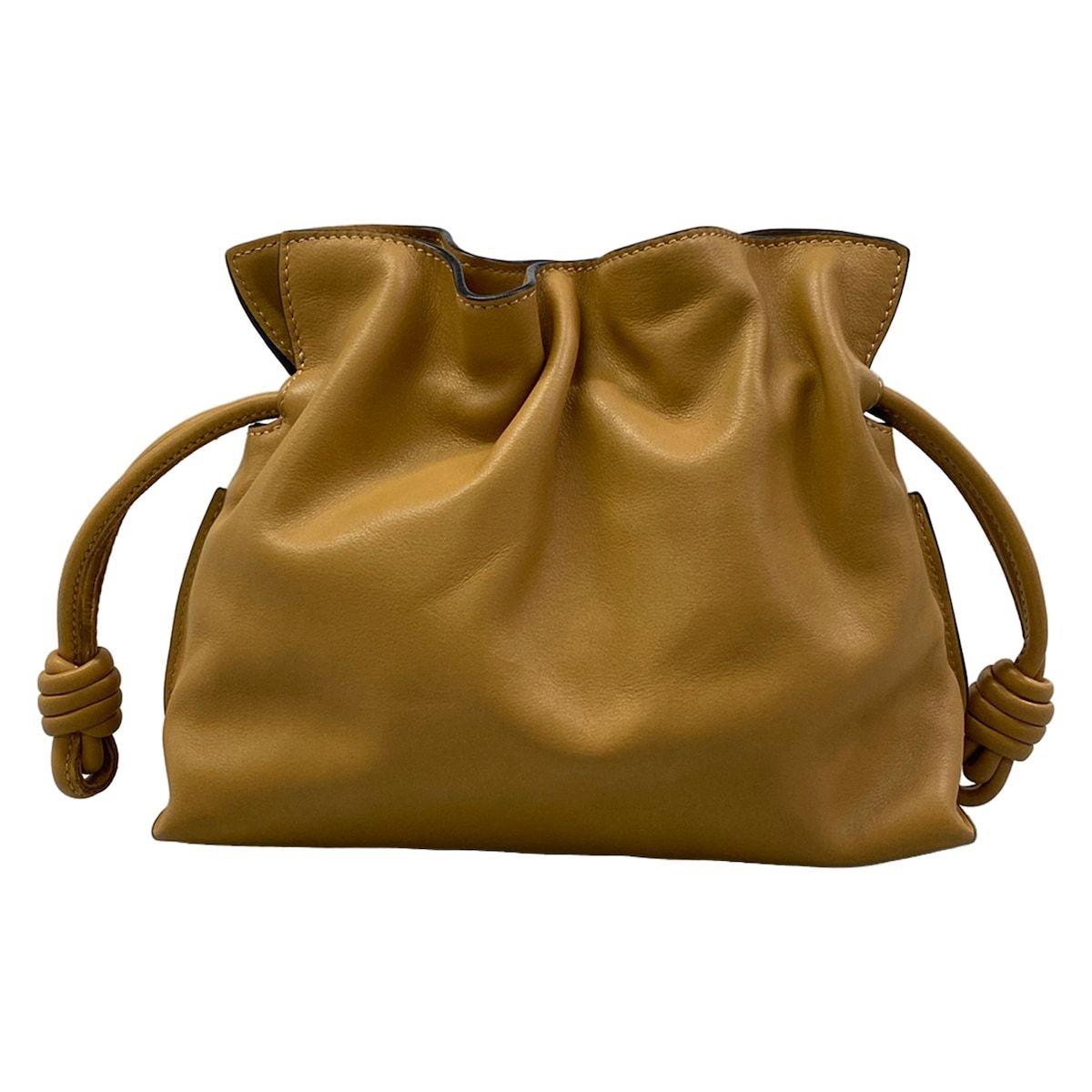 Loewe Clutch Flamenco Mini Light Brown Leather — view 3