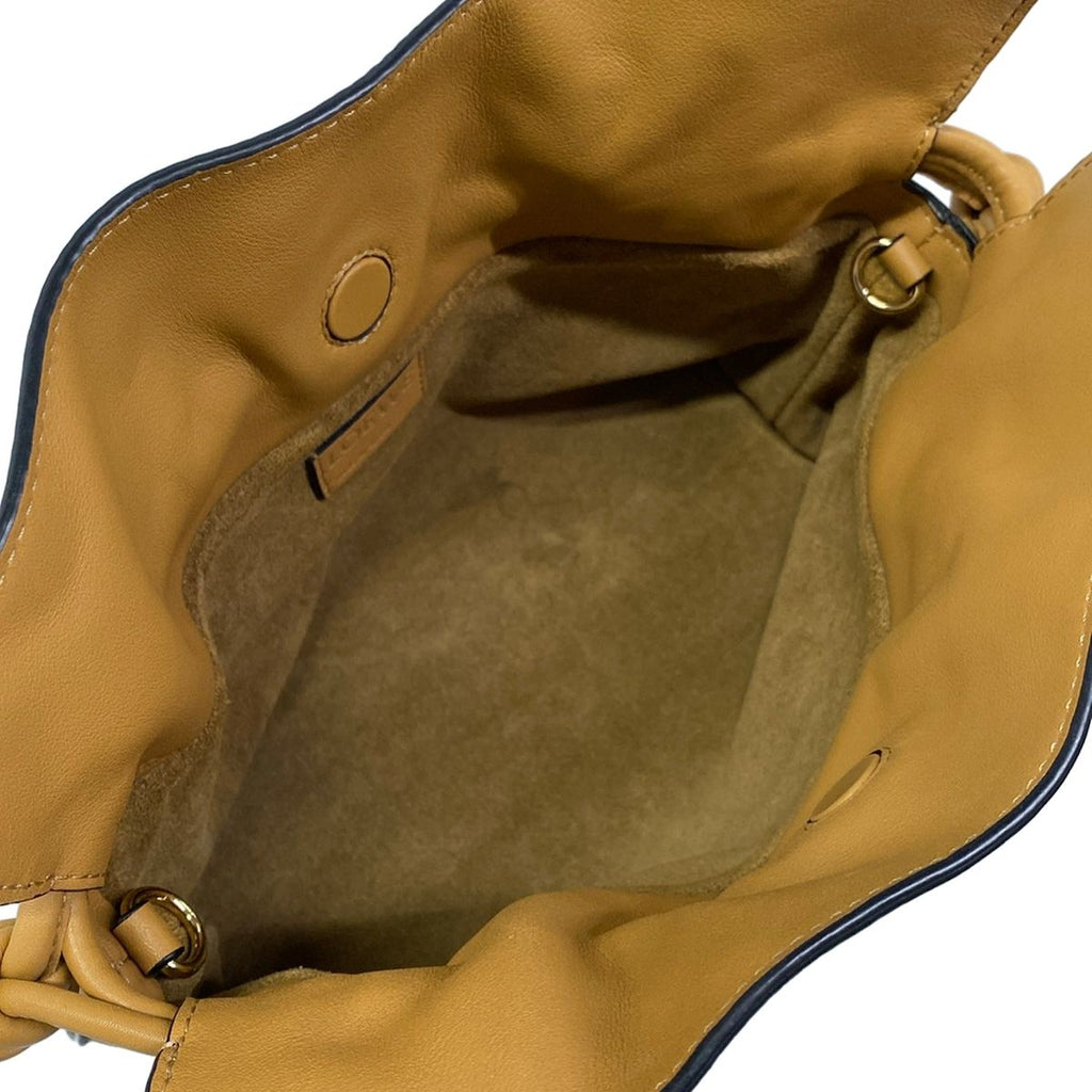 Loewe Clutch Flamenco Mini Light Brown Leather — view 7
